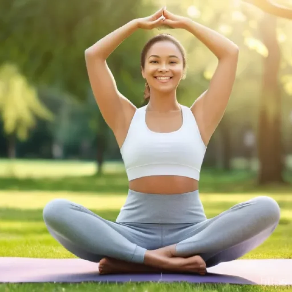 난소 낭종 증상과 치료법 - A serene and healthy young woman, in her late 20s, with a gentle, confident smile. She is dressed in...