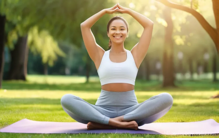 난소 낭종 증상과 치료법 - A serene and healthy young woman, in her late 20s, with a gentle, confident smile. She is dressed in...